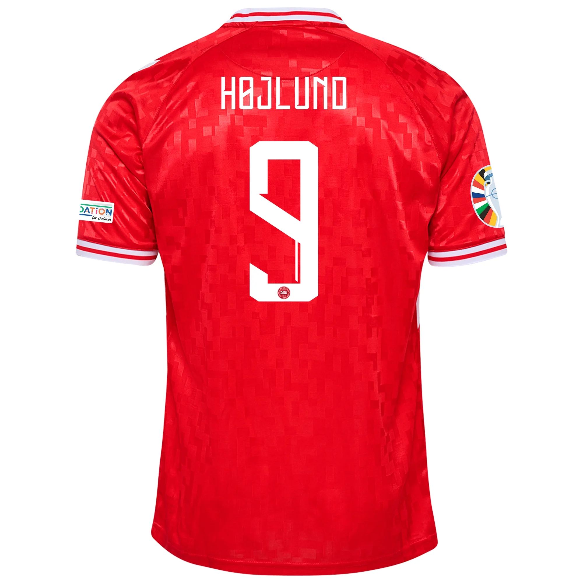 Rasmus Højlund - Denmark 24/25 Home Jersey