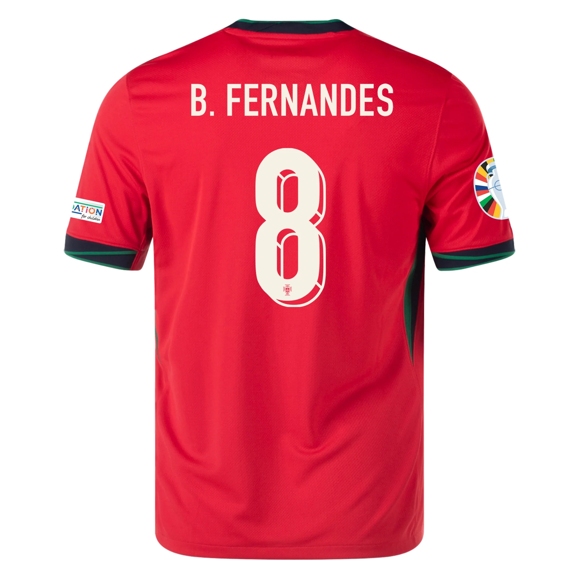 Bruno Fernandes - Portugal 24/25 Home Jersey