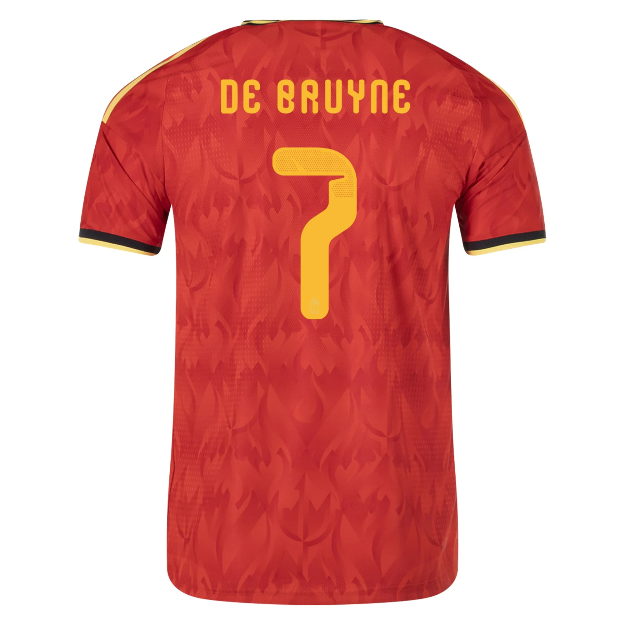 Kevin De Bruyne Belgium 2026/27 Adidas Authentic Home jersey front view
