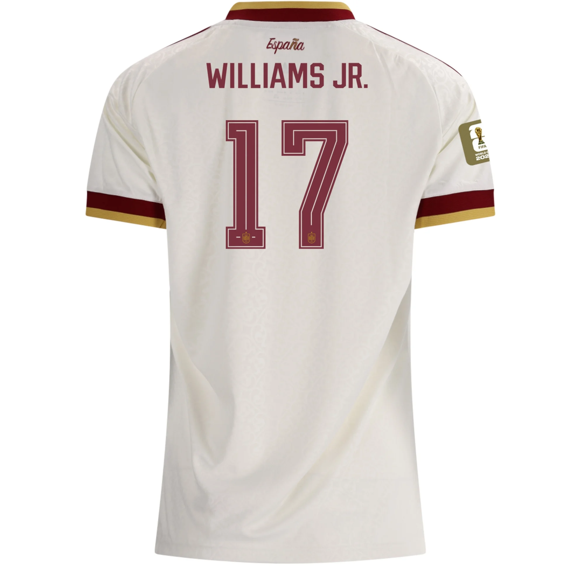 Nico Williams Spain 2026/27 Adidas Women’s Away Jersey